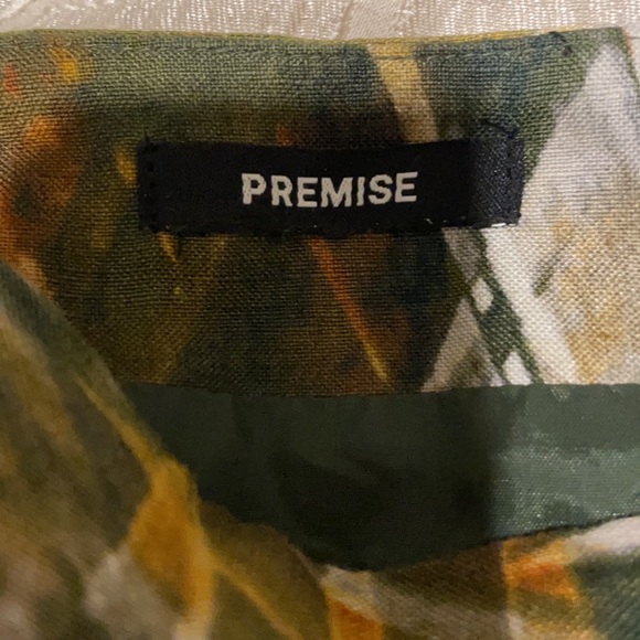 Premise Fully Lined Skirt SZ 4 Beautiful Tropical Print with Palm Leaves - Picture 3 of 10